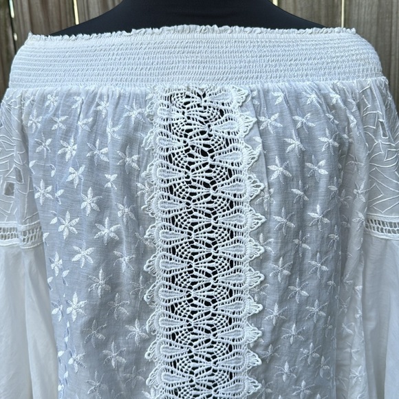 Ramy Brook off shoulder bell sleeve top, size small - Picture 2 of 8